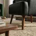 Ver mais imagens de Poltrona Decorativa Naomi Pes Madeira Courino Tcs 724 Moll