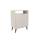 Ver imagem 3 de Balcão Multiuso 700x925x400 mm 2 Portas Curve Cinza/Off White