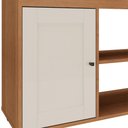 Ver imagem 4 de Sala de Estar Completa para Tv até 42 Polegadas 1 Porta e Mesa de Centro Cinamomo/off White - Pnr Mó