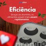 Forma Cupcake Antiaderente Preto Com Divisória Petit Gateau Resistente Queijadinha Cozinha - 5