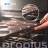 Forma Cupcake Antiaderente Preto Com Divisória Petit Gateau Resistente Queijadinha Cozinha - 8