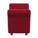 Ver imagem 3 de Recamier Bau Egeo 120x Suede Vermelho - Bandiera Decor