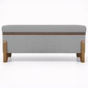 Ver imagem 2 de Puff Recamier Baú Versallies 150 cm para Sala Quarto Bouclé