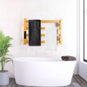 Ver imagem 2 de Toalheiro Térmico Elétrico para Banheiro 30x45cm - Dourado - 110v