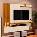 Ver imagem 5 de Painel TV 65 Kiara Casa 812 MDP 1,94m Moderno Ripado 2 Portas Sala de Estar TV