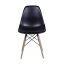 Ver imagem 1 de Cadeira Charles Eames Eiffel Dkr Base Madeira:preta