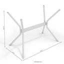 Ver imagem 2 de Base Metal Mesa Loire 80,5 X 105 X 60 Cm Cromado