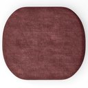 Ver imagem 7 de Puff Decorativo Orgânico para Living Quarto 70cm Doha W01 Linho Bordô - Lyam Decor