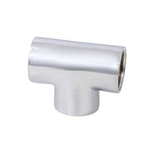 Tee Metal Latão Cromado FxFxF Rosca/Rosca de 1/2" Fêmea