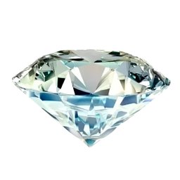 Pedra Decorativa em Cristal Lapidado Formato Diamante Luxo - 1