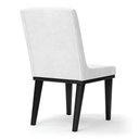 Ver imagem 6 de Cadeira Sala de Jantar Base Madeira Preto Kit 10 Sofia Sintético Pu Branco D03 - D'Rossi