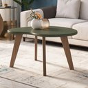 Ver imagem 4 de Mesa de Centro para Sala de Estar Orgânica 91cm Pés Retrô Ariela A05 Menta - Lyam Decor