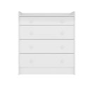 Ver imagem 5 de Kit Quarto de Bebê Doce Sonho com Berço com Rodízio Cômoda com Trocador e Colchão D18 130x60 Movellu