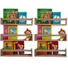 Combo 6 Prateleiras Estantes Revisteiro Quarto Infantil Nicho Sala de Leitura Mdf madeira 55cm - 1