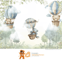 Ver imagem 2 de Painel Safari Aquarela-md05