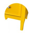 Ver imagem 6 de Cômoda Alta 4 Gavetas Estreita Amsterdã Amarelo/Amêndoa
