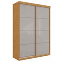 Ver imagem 4 de Guarda Roupa Solteiro Villa do Cedro 2 Portas Correr 3 Gavetas Naturalle-Off White Framar