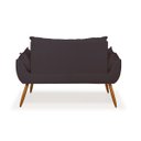 Ver imagem 3 de Poltrona Luxo Namoradeira Opala Sala Quarto - Balaqui Decor Cor:Cinza