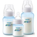 Ver imagem 1 de Kit 3 Mamadeiras Classica Azul 125ml 260ml e 330ml Philips Avent Scy119/20