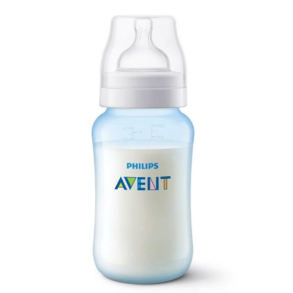 Kit 3 Mamadeiras Classica Azul 125ml 260ml e 330ml Philips Avent Scy119/20 - 5