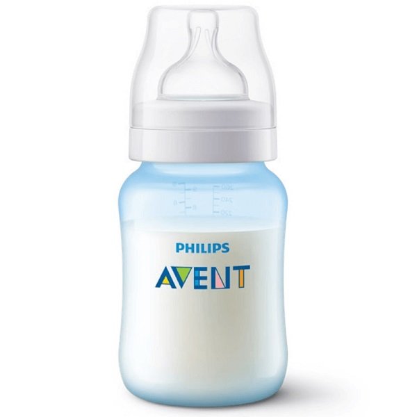 Kit 3 Mamadeiras Classica Azul 125ml 260ml e 330ml Philips Avent Scy119/20 - 4