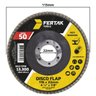Disco Lixa Flap 115mm Grão 50 Madeira Aço Desbaste | 05 Un - 2