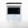 Balcão Armário de Cozinha para Cooktop e Forno Micro-ondas Branco - 1