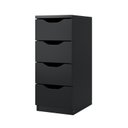 Ver imagem 1 de Multiuso Gaveteiro 4 Gavetas Preto AJL STORE