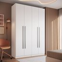 Ver imagem 1 de Guarda-Roupa Modulado 158cm com 4 Portas Cabideiros e Gavetas Integrato