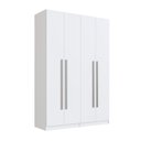 Ver imagem 2 de Guarda-Roupa Modulado 158cm com 4 Portas Cabideiros e Gavetas Integrato