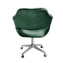 Ver imagem 5 de Poltrona Zara Giratória Reclinável Veludo Verde 270 Bella Decor