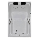 Ver imagem 1 de Banheira Dupla Amazônia COMPLETA com hidro em acrílico (1,09x1,59x0,38) 110 v