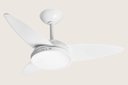 Ver imagem 1 de Ventilador de Teto Lykan Branco Led 24w 6000k 127v com Controle Remoto Tron