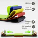 Ver imagem 6 de Kit Mini Band 5 Faixas Elásticas Exercício Funcional Lorben