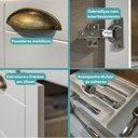 Ver mais imagens de Cozinha Completa Milla Max Armário e Balcão Branco Carraro