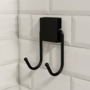 Ver imagem 5 de Porta Toalha Gancho Duplo - Organizador de Banheiro - Linha Premium