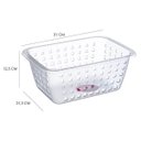 Ver imagem 3 de Kit 5 Cesto Organizador Grande Para Closet e Armários 5,2 L Cristal