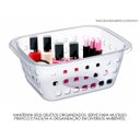 Ver imagem 2 de Kit 5 Cesto Organizador Grande Para Closet e Armários 5,2 L Cristal