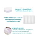 Ver imagem 3 de Protetor Colchão Solteiro Box Dimensões Capa 88 X 188 X 30 Cm