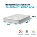 Ver imagem 4 de Protetor Colchão Solteiro Box Dimensões Capa 88 X 188 X 30 Cm