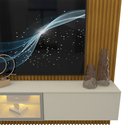 Ver imagem 4 de Home para TV Ripado 220 Supremo LED Reflecta 100% MDF Naturale Off White - Gelius