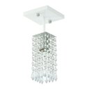 Ver imagem 1 de Lustre Clearcrillic Cristal Acrílico Quadrado Branco