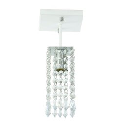 Lustre Clearcrillic Cristal Acrílico Quadrado Branco - 3