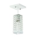 Ver imagem 2 de Lustre Clearcrillic Cristal Acrílico Quadrado Branco
