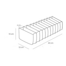 Colmeia Organizadora para Bebês Closet Guarda-Roupa 10 Divisórias Pequena - 4