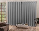 Ver imagem 5 de Cortina 4,00x2,30 Sala Quarto Cozinha Voil Forro Blackout:cinza