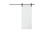 Ver imagem 2 de Porta de Correr Branco Laqueado 210x80 Kit Celeiro Preto