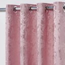 Ver imagem 2 de Cortina Jacquard Tecido Rosê 2,80x1,80 para Varão