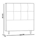 Ver imagem 2 de Cabeceira para Cama Box Queen 160 Cm - Marrom