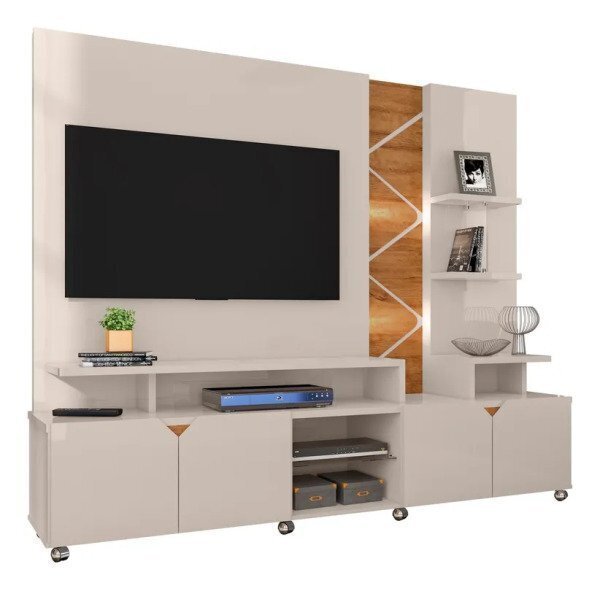 HOME PARA TV CROSS OFF WHITE/AMÊNDOA - LUKALIAM - 4